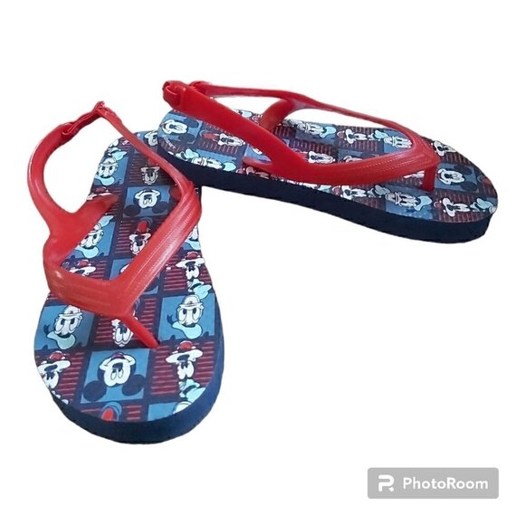 NWOT Toddler Disney Mickey Mouse, Donald Duck & Goofy Sandals - Size 11 - Picture 1 of 7